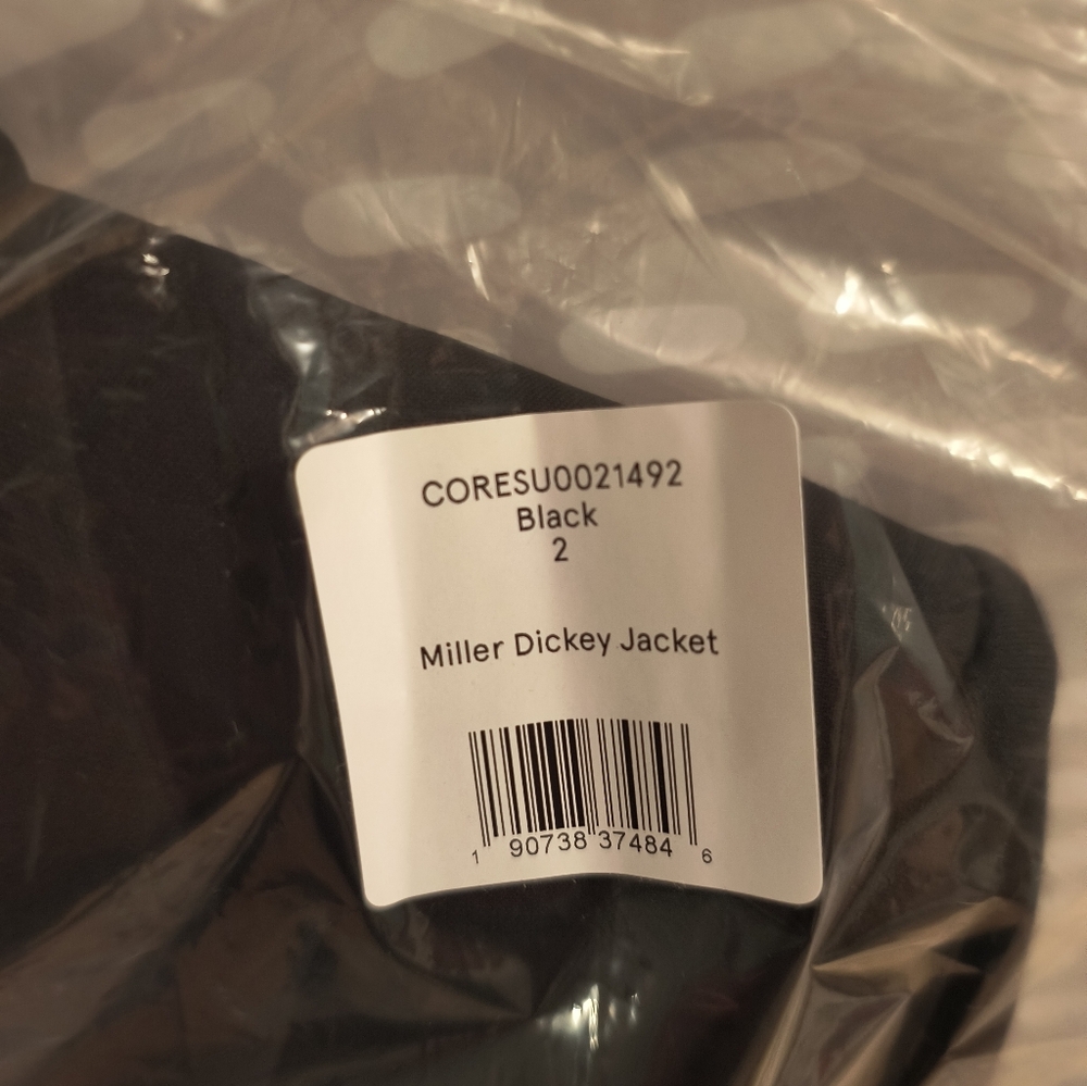 NWT Miller Dickey JacketBlack Flap-Pocket Double-Breasted Blazer Sz 2 - Picture 11 of 12